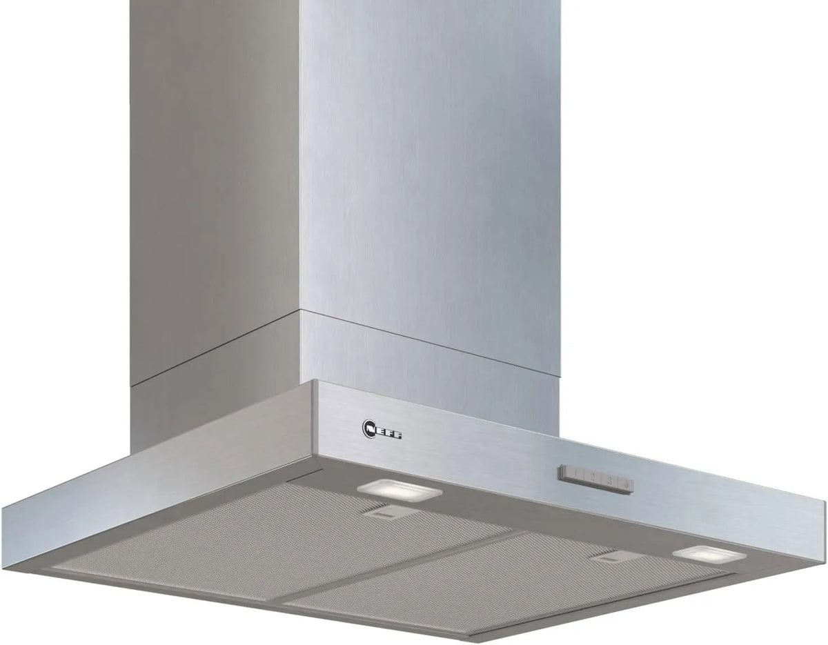 Neff Modell, Wandesse 60 cm breit D65BCC2L0 N50, Dual-Filter-System, Abluft oder Umluft, Metall-Optik, Made in Germany