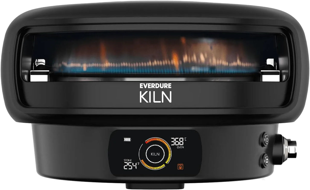 DR Digitaldisplay 2 Brenner Pizzaofen Everdure KILN, Mat Black