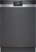 Siemens Geschirrspüler SN53HS03TE iQ300, Programm-Assistent, ckkorb, Oberkorb höhenverstellbar, aquaStop, Teilintegriert 60 cm, Gebürsteter Stahl