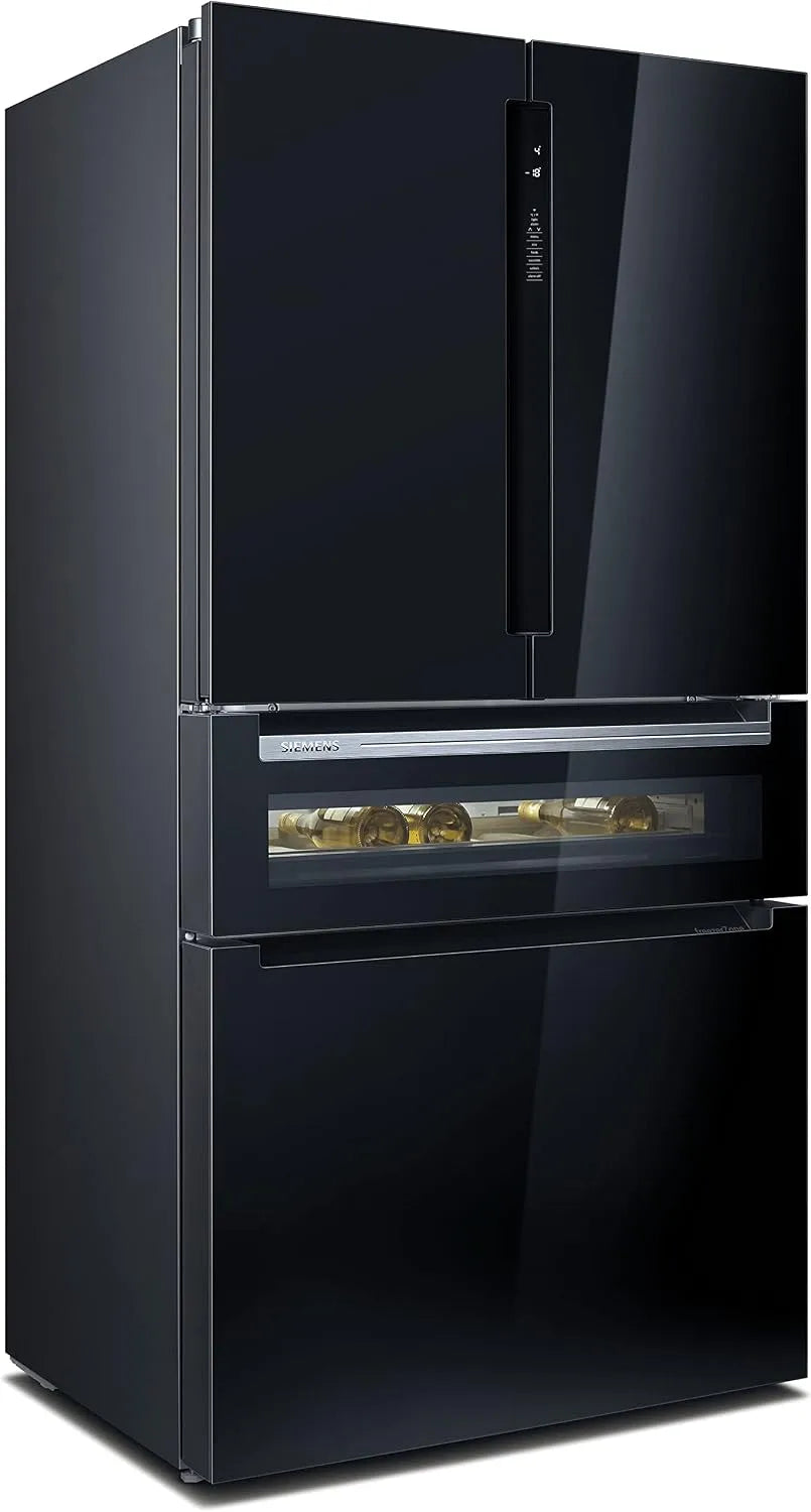 Siemens Kühlschrank KF96NVPEA iQ300, Maße 183 x 91 cm, Fassungsvermögen 405 L Kühlen & 200 L Gefrieren, Multi-Door, hyperFresh längere Frische