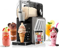 Slush-Maschine, Fassungsvermögen 2,5 L Eismaschine & Slushie Maschine für Zuhause, 6 voreingestellten Programmen für Eiscreme, mit LED-Display, Black
