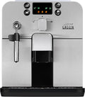 Gaggia Kaffeevollautomat RI9305/11, Leistung 1400 W, 100 % Made in Italy, Brera, für Espresso und Cappuccino, Kaffeebohnen oder gemahlen, Silber