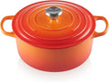 Signature Gusseisen-Bräter mit Deckel Le Creuset, Volumen: 5,3 l, Für alle Herdarten und Induktion geeignet, Ø 26 cm, Gewicht 5,135 kg, Rund