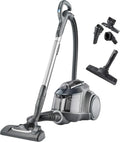 AEG Staubsauger LX9-3-STM, nur 72 dB, Fassungsvermögen 1,6 l Staubbehälter, 3D Filter-System, 650 Watt, 12 m Aktionsradius, ohne Beutel, XL-Räder