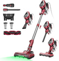 Staubsauger, 60kPa, 7 m Kabel, Ultraleicht, Hartböden, Vexilar Kabelstaubsauger 600W, 6-in-1 mit Grüner LED, Anti-Verlauf-Bürste, Tierhaare