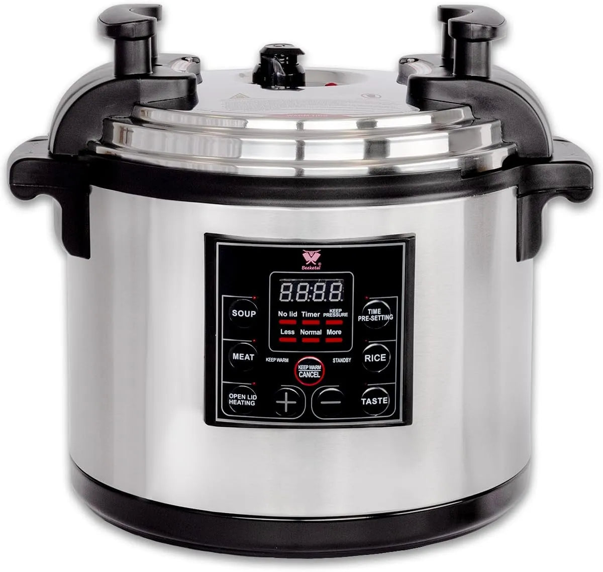 Gastronomie Reiskocher aus Edelstahl Modell BRK-10 Beeketal Profi, Fassungsvermögen 11L oder 15L Volumen, für bis zu 6,5kg Reis, Imbiss & Vereine