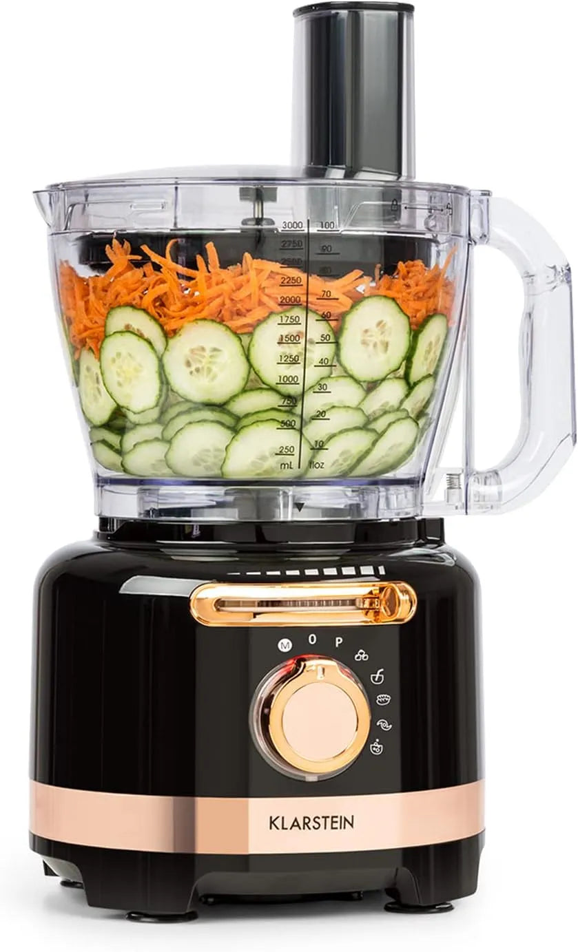Klarstein Standmixer, 6 Modi, Fassungsvermögen 3 l Messbecher, 1000 Watt, stufenlos, BPA-frei, Spatel, in Schwarz