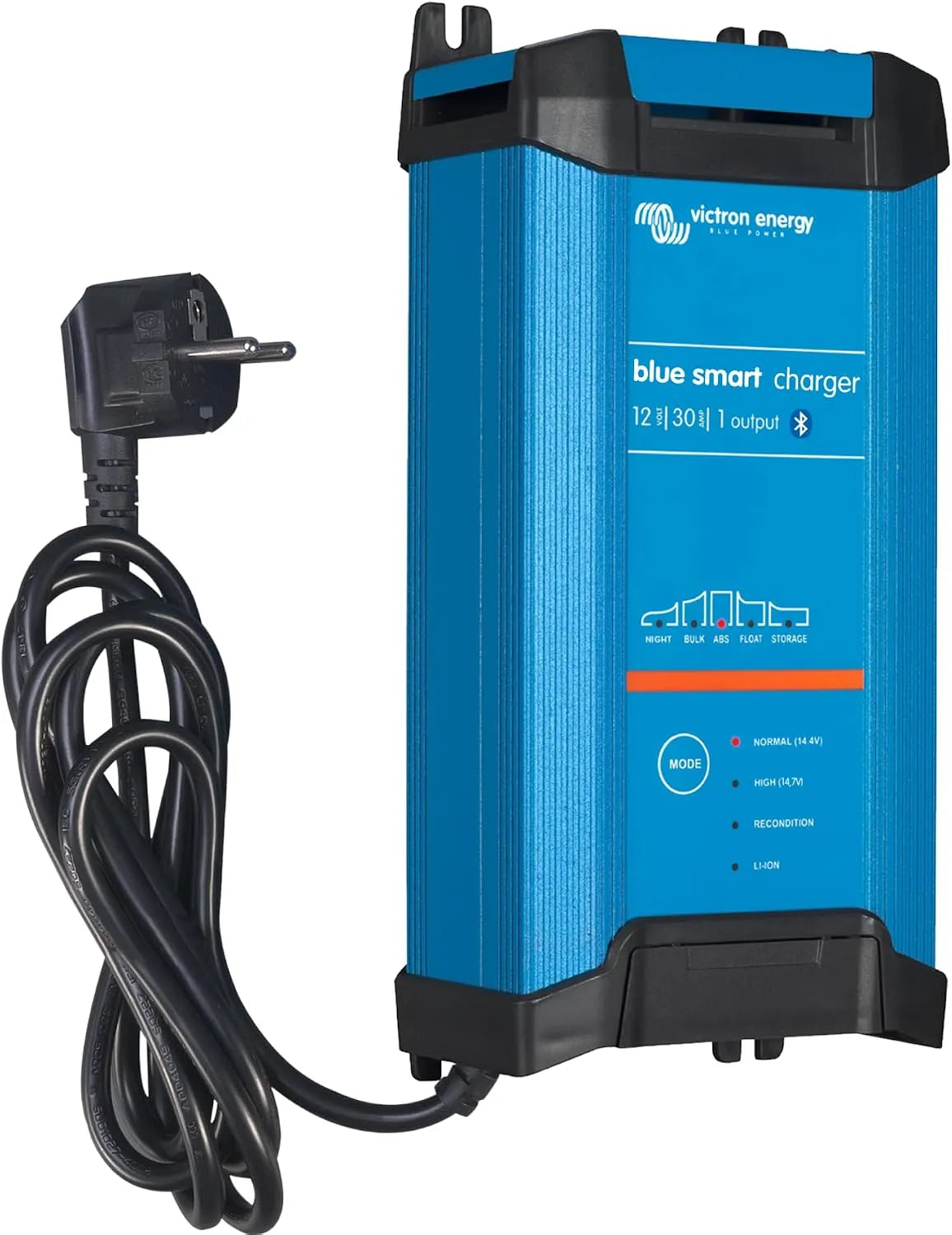 Modell Blue Smart Batterie Ladegerät 12-Volt 30 Ampere IP22 Victron Energy, 1 Ausgang, CEE 7/7, Autobatterie Ladegerät, Geschützt, Bluetooth