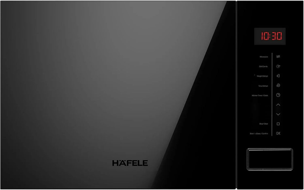 Mikrowelle MIG35AB38h6a Häfele Assedo Einbau, Häfele Assedo Einbau in Schwarz All Black Design