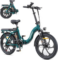 Reifen, Geschwindigkeit 25KM, Leistung 250W Klappbares Elektrofahrrad Mit 36V 13AH Abnehmbarem Akku, 20„* 3.0' Fetter E-Bikes Für Stadtpendler, 25KM/H