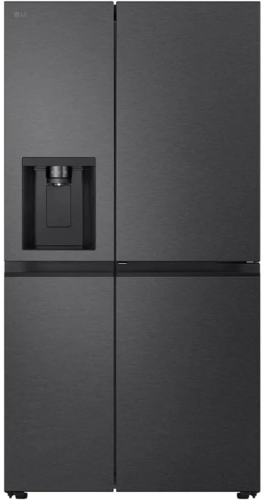 LG Kühlschrank GSJC40EPPE, Side-by-Side mit Gefrierfach, Door-in-Door Funktion, Festwasseranschluss, Total NoFrost, Modern Flat Door
