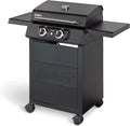 Grill 97116, Enders Elektrogrill eCRAVE 2, mit Gussrost, Fassungsvermögen 2 leistungsstarke Heizelemente, Grillwagen mit viel Stauraum