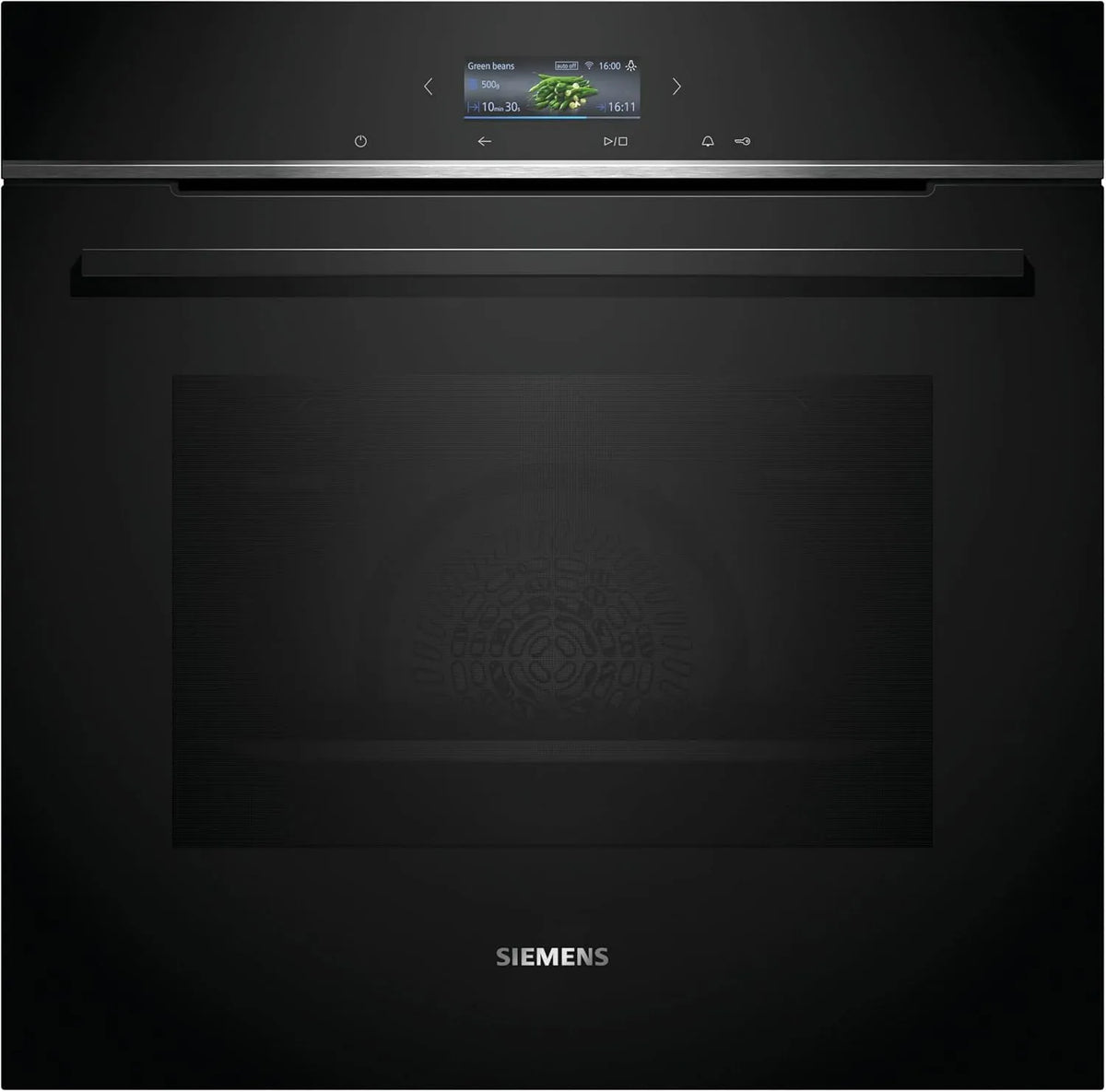 Siemens Backofen HB774G1B1 iQ700, Stiftung Warentest Testsieger*, activeClean Pyrolyse & humidClean Hydrolyse, Automatikprogramme, Made in Germany