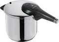 WMF Perfect One Pot Schnellkochtopf Induktion 6,5l, 2 Kochstufen, Dampfkochtopf 22 cm, All-In-One-Drehknopf, Cromargan Edelstahl poliert