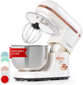 Klarstein Küchenmaschine, Mit 5L Schüssel, Leistung 1800W Profi Knetmaschine Mit Knethaken Und Schneebesen, 6 Stufen Universal Teigmaschine Zum Rühren