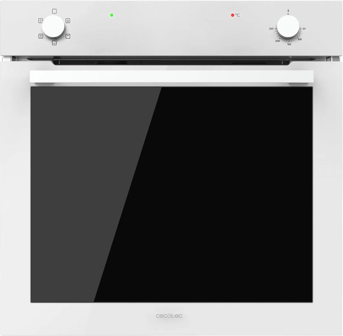 Cecotec Backofen C126400, 5 Funktionen, Niedriger Verbrauch, Steam Assist, Kalte Tür 2 Gläsern, Innenbeleuchtung, Steam EasyClean