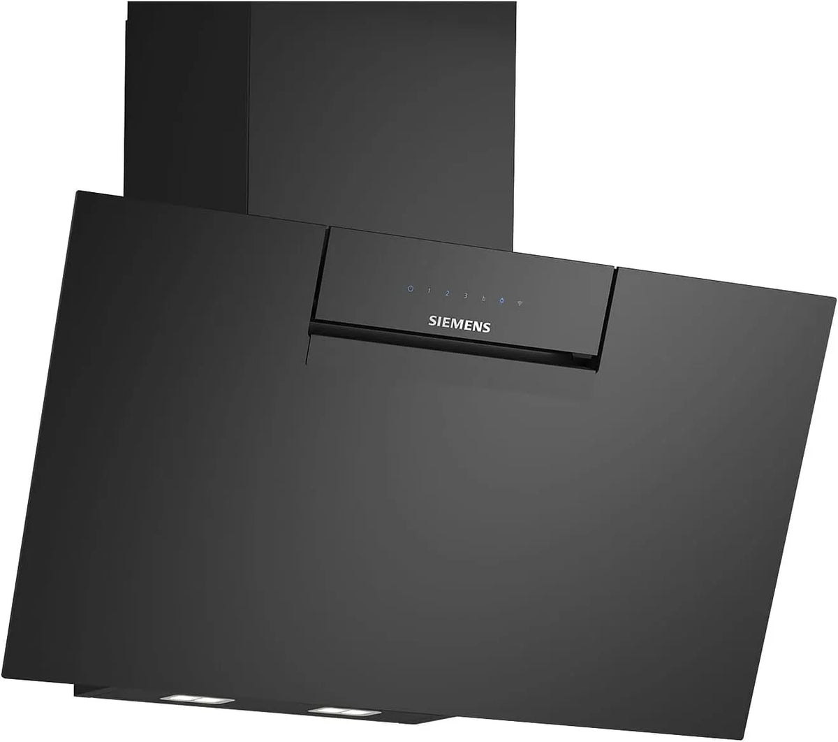 Siemens Dunstabzugshaube LC87KFN60 iQ300, 2,0, *, Made in Germany, Umluft, Touch- und Kochfeld-Steuerung, in Schwarz, Smarte 80 cm, Abluft