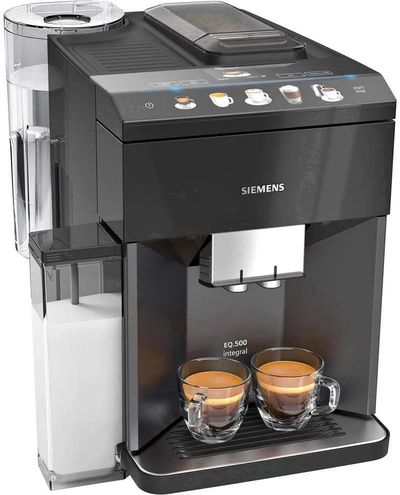 Siemens Kaffeevollautomat EQ.500 TQ505D09, Leistung 1500 W, integral, viele Kaffeespezialitäten, Milchaufschäumer, integr. Milchbehälter