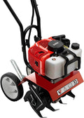 Gartenfräse Benzin, Leistung 1650 W fräse 4 Klingen aus Manganstahl, 30 cm Arbeitsbreite, 30-100 mm Arbeitstiefe