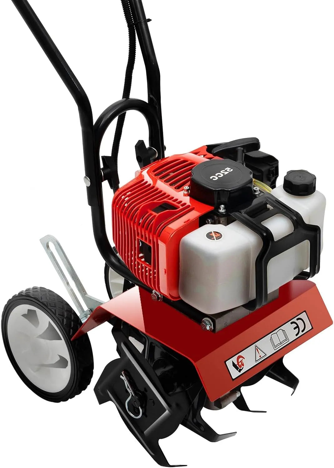 Gartenfräse Benzin, Leistung 1650 W fräse 4 Klingen aus Manganstahl, 30 cm Arbeitsbreite, 30-100 mm Arbeitstiefe