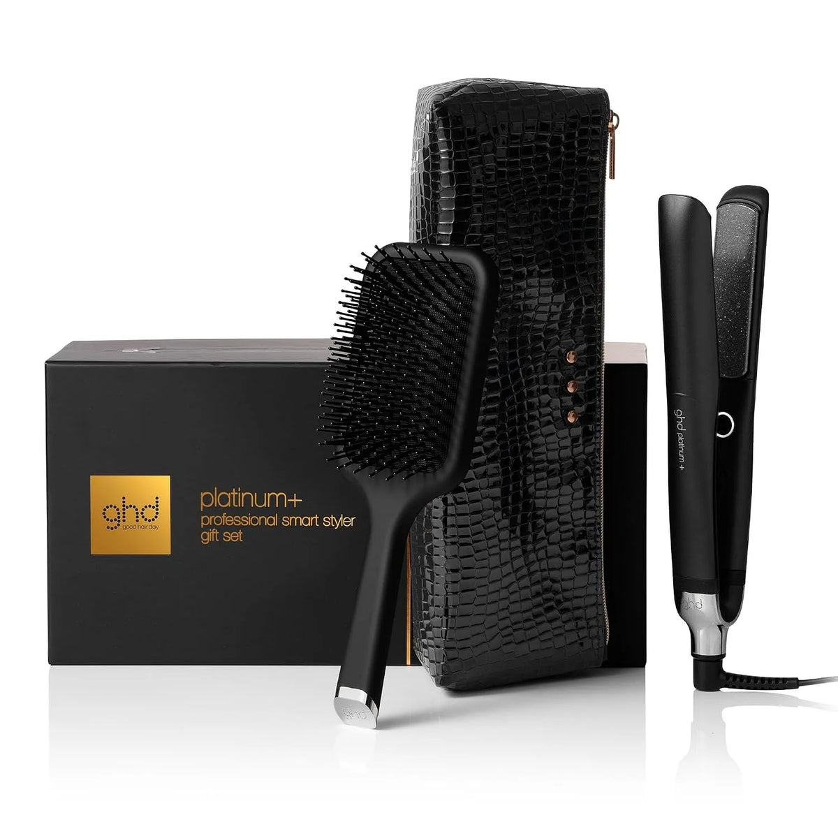 Ghd Glätteisen: Smarter Styler platinum+, 26mm Platten, 2x mehr Farbschutz, für alle Haartypen, stärkeres Haar, mehr Glanz, e Stylingergebnisse