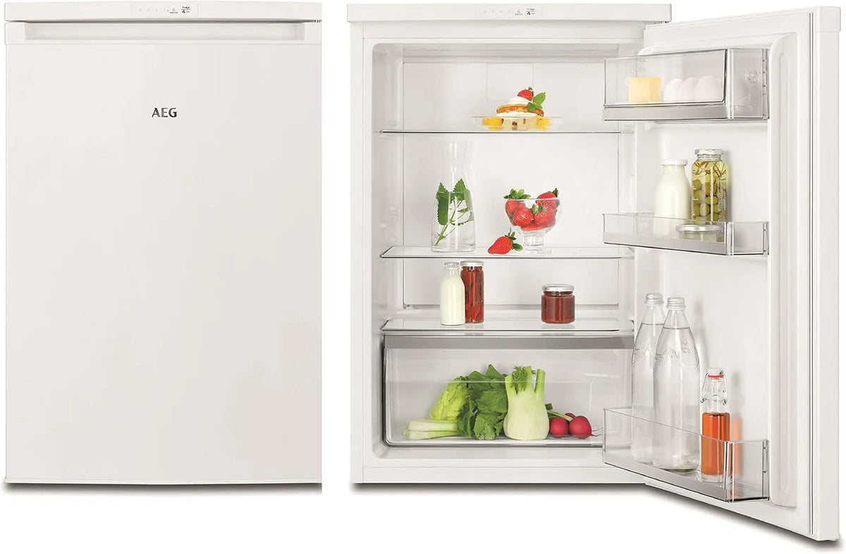 AEG Kühlschrank RTS814DXAW, Freistehender Tisch, 845 mm, Fassungsvermögen 134 L