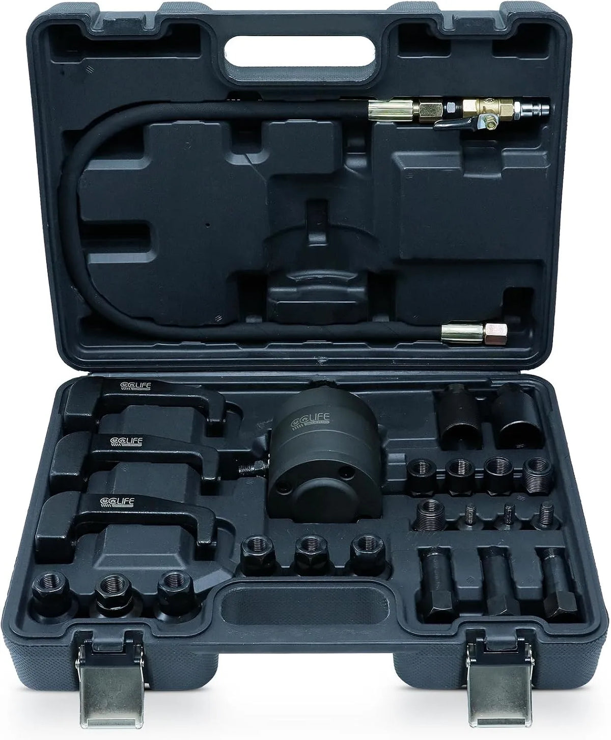Bosch Siemens Modell 24tlg, mit Delphi Denso, mit Adapter Kompatibel, CCLIFE Diesel Einspritzdüsen Abzieher, in Schwarz