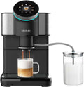 Cecotec Kaffeemaschine, 15bar, Fassungsvermögen 1,5L Wasserbehälter und 600ml Milchbehälter, Thermoblock-System, 290g Bohnenbehälter, TFT-Bildschirm