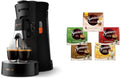 Philips Senseo Select Kaffeepadmaschine Bundle mit 66 Kaffeepads,3 Kaffeespezialitäten CSA240/60, Crema Plus, Fassungsvermögen 0,9L, Memo-Funktion