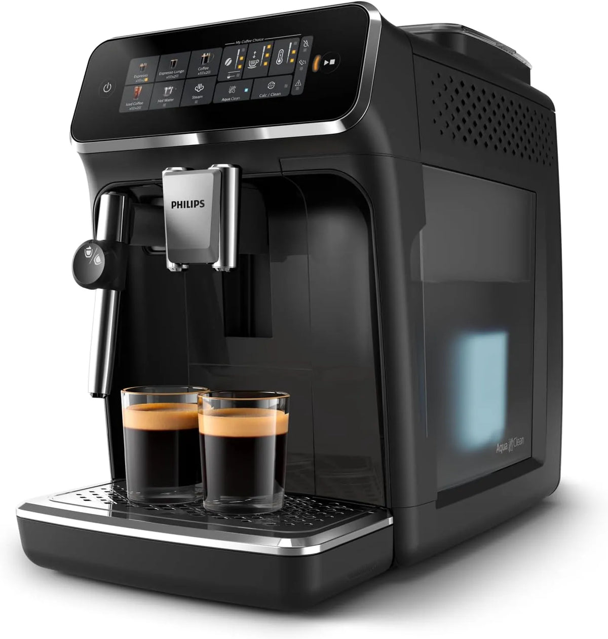 Philips Kaffeemaschine EP3321/40, Automatische Espresso-Kaffeemaschinenmühle in Schwarz