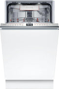 Bosch Geschirrspüler SPV6EMX05E, Duo Power für Reinigung, AquaStop, EcoSilence Drive, Serie 6 Vollintegrierter 45 cm, Time Light