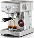 Espresso-Siebträgermaschine 8L-Tank Neretva, Fassungsvermögen 1,8L, Leistungsstarker Milchaufschäumer, inklusive. Barista-Kit