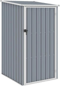 Gerätehaus Tidyard, Geräteschuppen Gartenhaus Metallgerätehaus Outdoor Gartenhaus Schrank Farbe Grau 87x98x159 cm Verzinkter Stahl