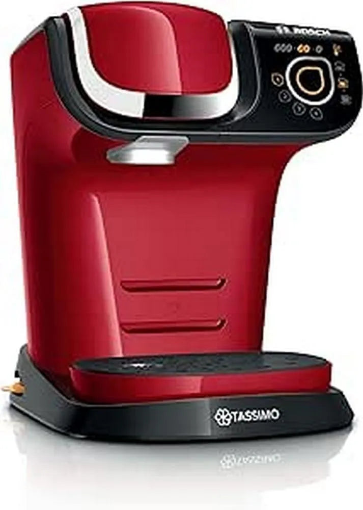 Bosch Kaffeemaschine TAS6503, Tassimo My Way 2 Kapselmaschine by, über 70 Getränke, 1.500 Watt, Fassungsvermögen 1,3 Liter, Wasserfilter, rot