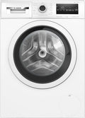 Bosch Waschmaschine WAN28208II 1400, Gewicht 8 kg, Invertermotor mit 10 Jahren, Umdrehungen, Weiß, Serie 4 mit Frontbeladung, Breite 60 cm