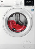 AEG Waschmaschine 1600 LR6A668, Gewicht 8,0 kg, Leise, Mengenautomatik, Nachlegefunktion, Kindersicherung, Schontrommel, Wasserstopp, min