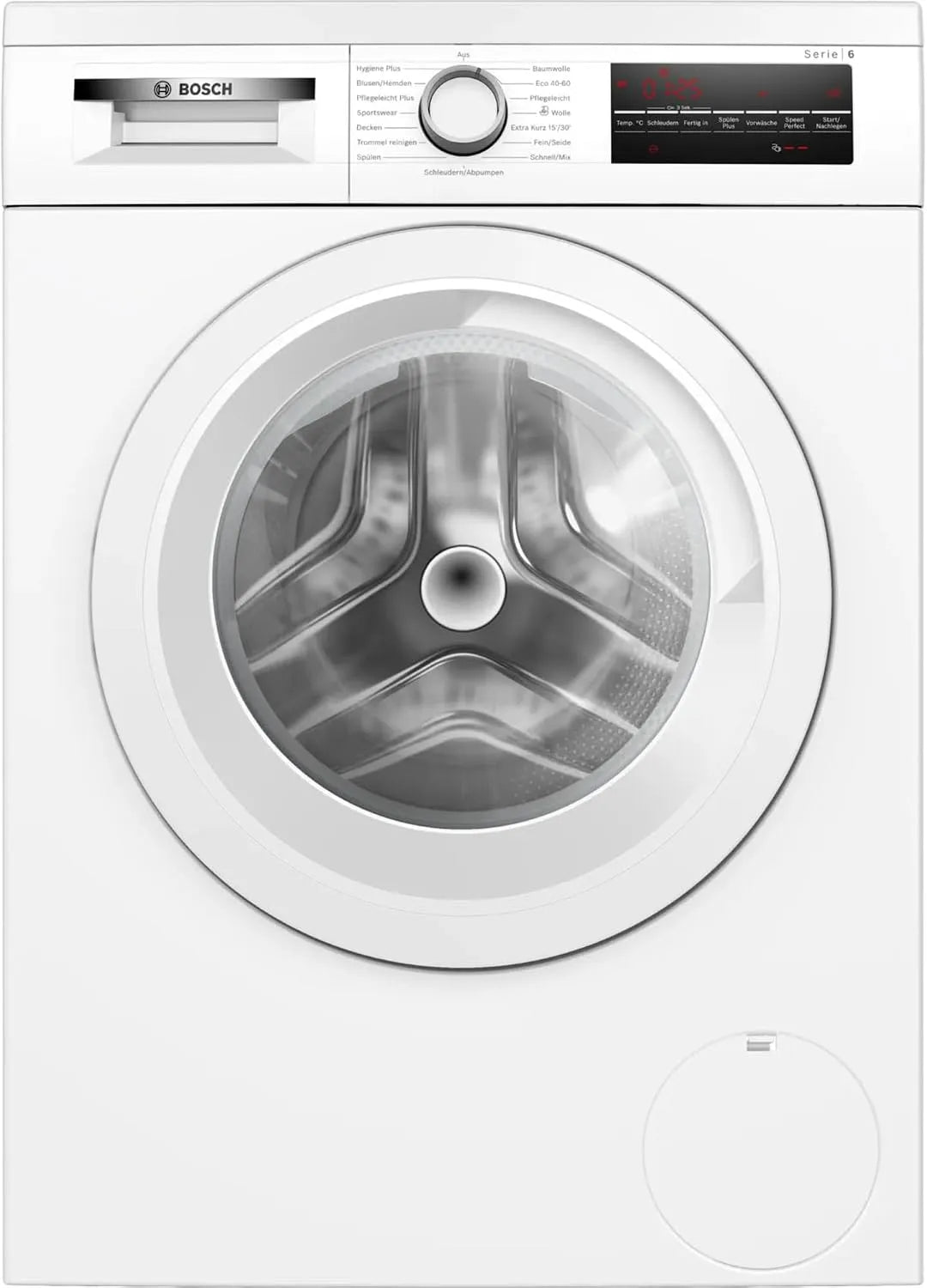 Bosch Waschmaschine WUU28T22 1400, Serie 6, Frontbeladung, Gewicht 9 kg, UpM, Unterbaufähig, SpeedPerfect, Maximale Energie- und Wasserersparnis