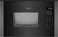 Neff Mikrowelle HLAWD23G0, Einfache Bedienung durch Drehknebel und LED-Display Plus, Easy Clean Selbstreinigung, Graphite-Grey, Automatikprogramme