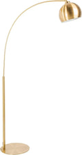 Riess Ambiente, Elegante Bogenlampe Lounge Deal 205cm Gold Stehlampe Bogenleuchte Stehleuchte Wohnzimmerlampe