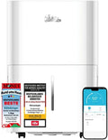Luftentfeuchter Kältebringer, WLAN & App, Fassungsvermögen 20L, LED Display, Gegen Feuchtigkeit & Schimmel, sehr leise & energiesparend