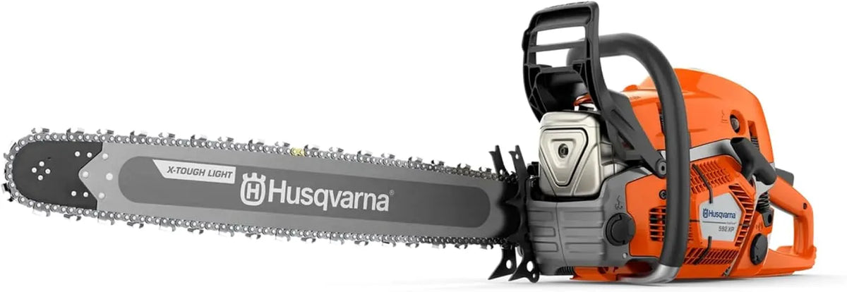 Husqvarna Motorsäge 592XP, 92,7 cm³ Hubraum und nur 7,4 kg Gewicht für den professionellen intensiven Einsatz, Professionelle mit 60 cm Stange