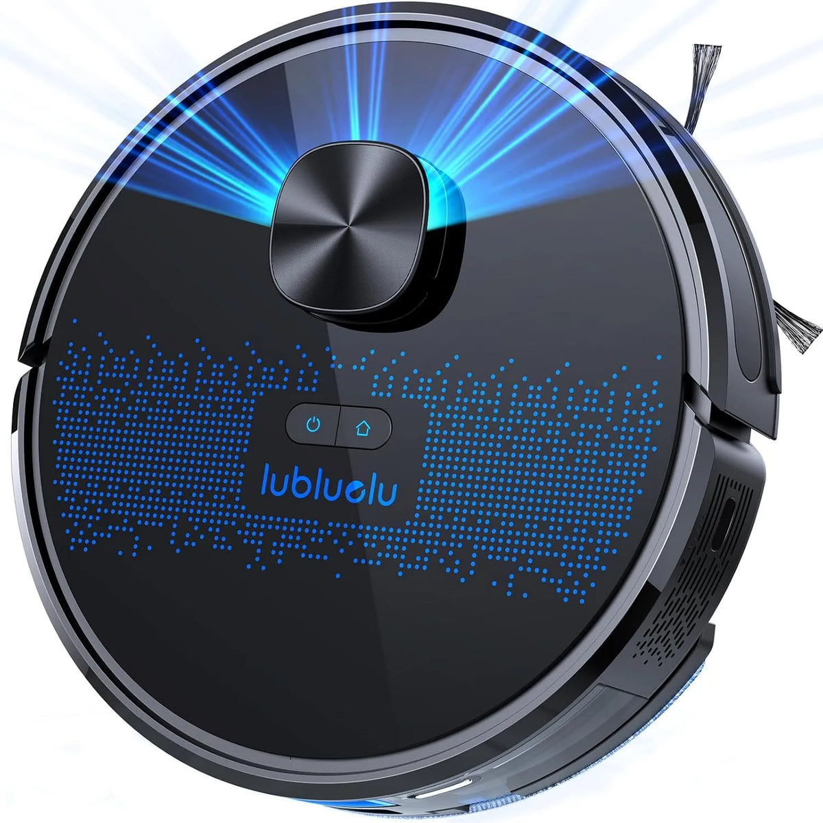 Saugroboter SL60D Lubluelu, Saug und Wischroboter für Tierhaare, mit Wischfunktion 3-1, 4500Pa Staubsauger Roboter Lasernavigation mit 5 Karten