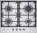 Neff Kochfeld T26CIP8N0, Breite 60 cm, Metallknebel, Gas-Sicherheitsabschaltung, Edelstahl, N 70, Gaskochfeld, FlameSelect, Gusseisen-Topfträger