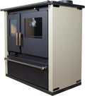 Kaminofen, Ivory, EEK A+ Verso CS Plus Küchenofen Holzherd 7.7 kW
