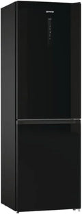 Gorenje Kühl-Gefrierkombination NRK 6192 ABK4, No Frost Plus, Breite 185 cm, Fassungsvermögen 302 l, in Schwarz, Multi Airflow System