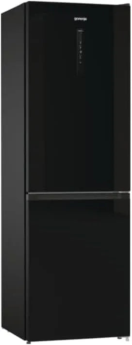 Gorenje Kühl-Gefrierkombination NRK 6192 ABK4, No Frost Plus, Breite 185 cm, Fassungsvermögen 302 l, in Schwarz, Multi Airflow System