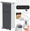 Klimaanlage Mobile, 9000 BTU, mit Abluftschlauch Mini 2,6 kW 3-in-1 Portable Air Conditioner 26 m² Fensterabdichtung, Smart Mobil, WiFi Tuya