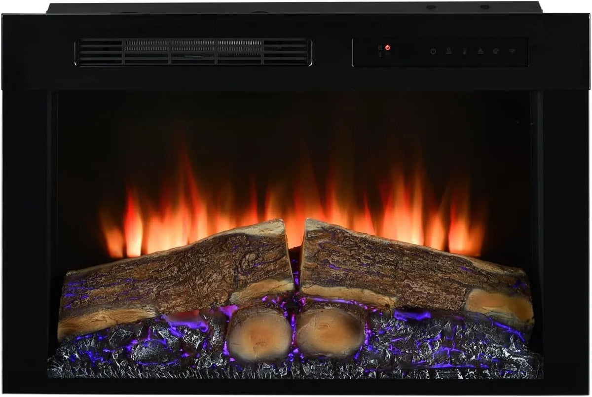 Optiflame Inset Elektri Kamin Dimplex Spark, mit programmierbarem Timer und Fernbedienung, Feuerraumeinsatz mit 13 Farbthemen