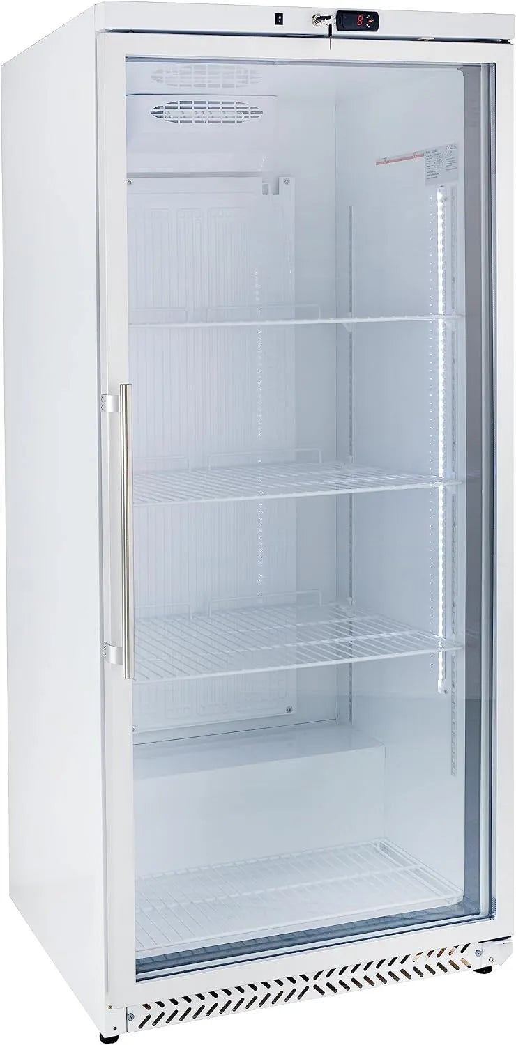 Kühlschrank ECO 380, Lagerkühlschrank mit Glastür Gastronomiebedarf