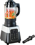 Standmixer, Fassungsvermögen 1,75 l, Mixer mit Wärmefunktion, Kochmixer, Rosenstein & Söhne Sojamilchbereiter: Profi mit Wärme-Funktion, 1.500 Watt